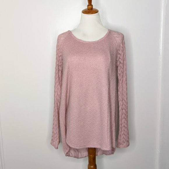 Anthropologie One September Feather Lace Shirt - Picture 3 of 8